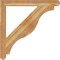 Ekena Millwork Funston Craftsman Rough Sawn Bracket, Western Red Cedar, 4"W x 42"D x 42"H BKT04X42X42FST04RWR - alternate 2